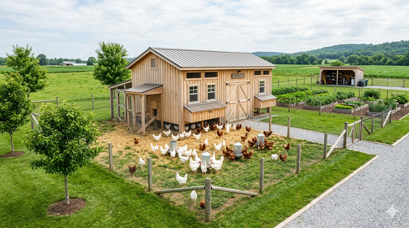 Élevage de poulets